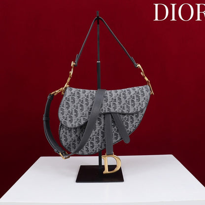 Dior Saddle Bag with Strap(HIGH-END GRADE)