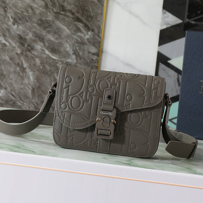 Dior Small Saddle Messenger Bag with Flap