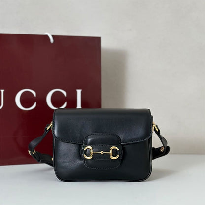 Gucci Horsebit 1955 Aura mini shoulder bag(HIGH-END GRADE)