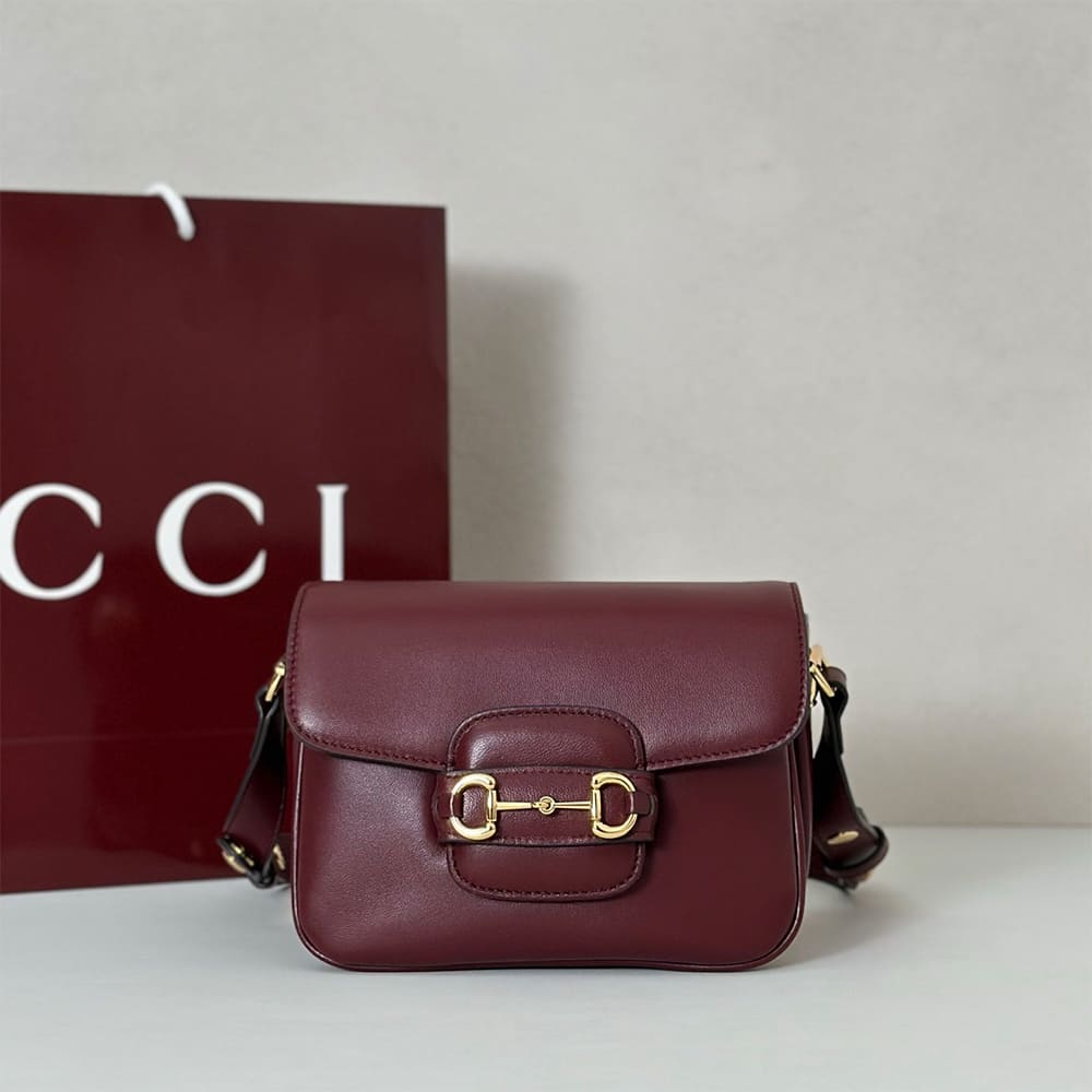 Gucci Horsebit 1955 Aura mini shoulder bag(HIGH-END GRADE)