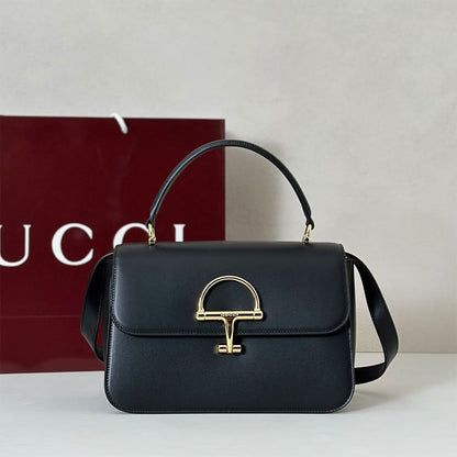 Gucci Siena medium top handle bag(HIGH-END GRADE)
