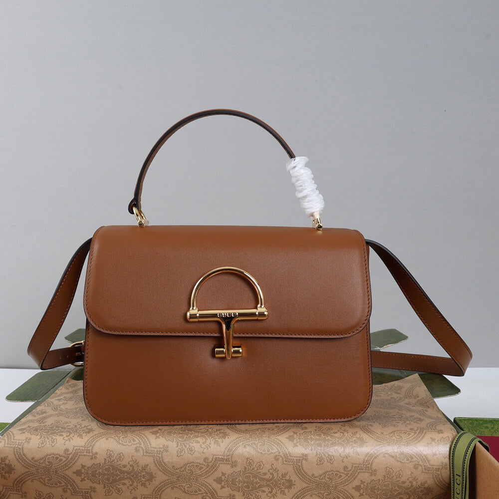 Gucci Siena medium top handle bag(HIGH-END GRADE)