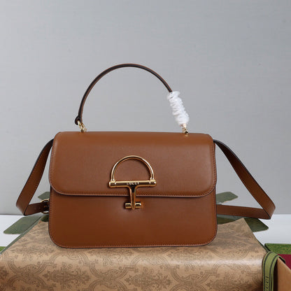 Gucci Siena medium top handle bag(HIGH-END GRADE)