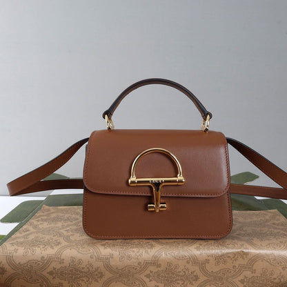 Gucci Siena small top handle bag(HIGH-END GRADE)