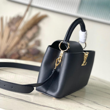 LV Capucines East-West MM(HIGH-END GRADE)