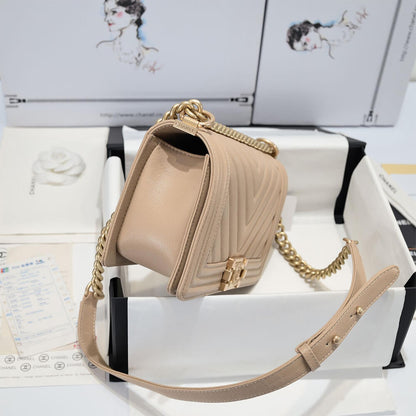 Chevron Boy Chanel Handbag