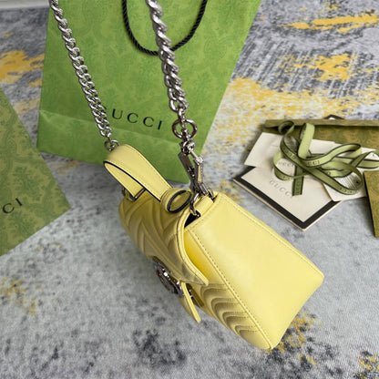 GG Marmont mini top handle bag