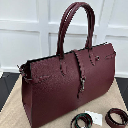 GUCCI Large tote bag with hook closure(HIGH-END Grade)