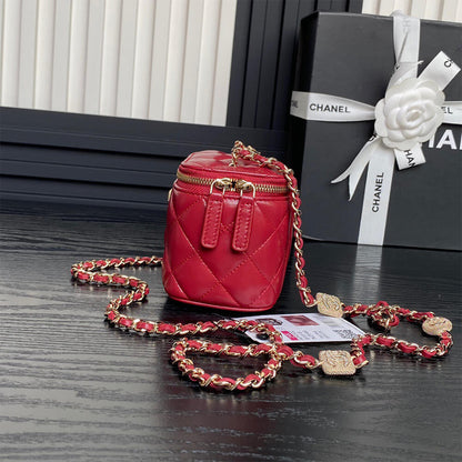 CHANEL Small Vanity with Chain(HIGH-END GRADE)