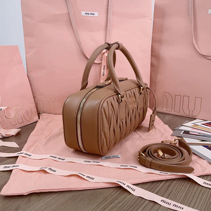 MIUMIU Large Arcadie matelasse nappa Bag(HIGH-END GRADE)