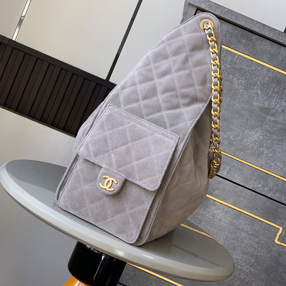 CHANEL 25C LARGE HOBO SUEDE(high-end grade)
