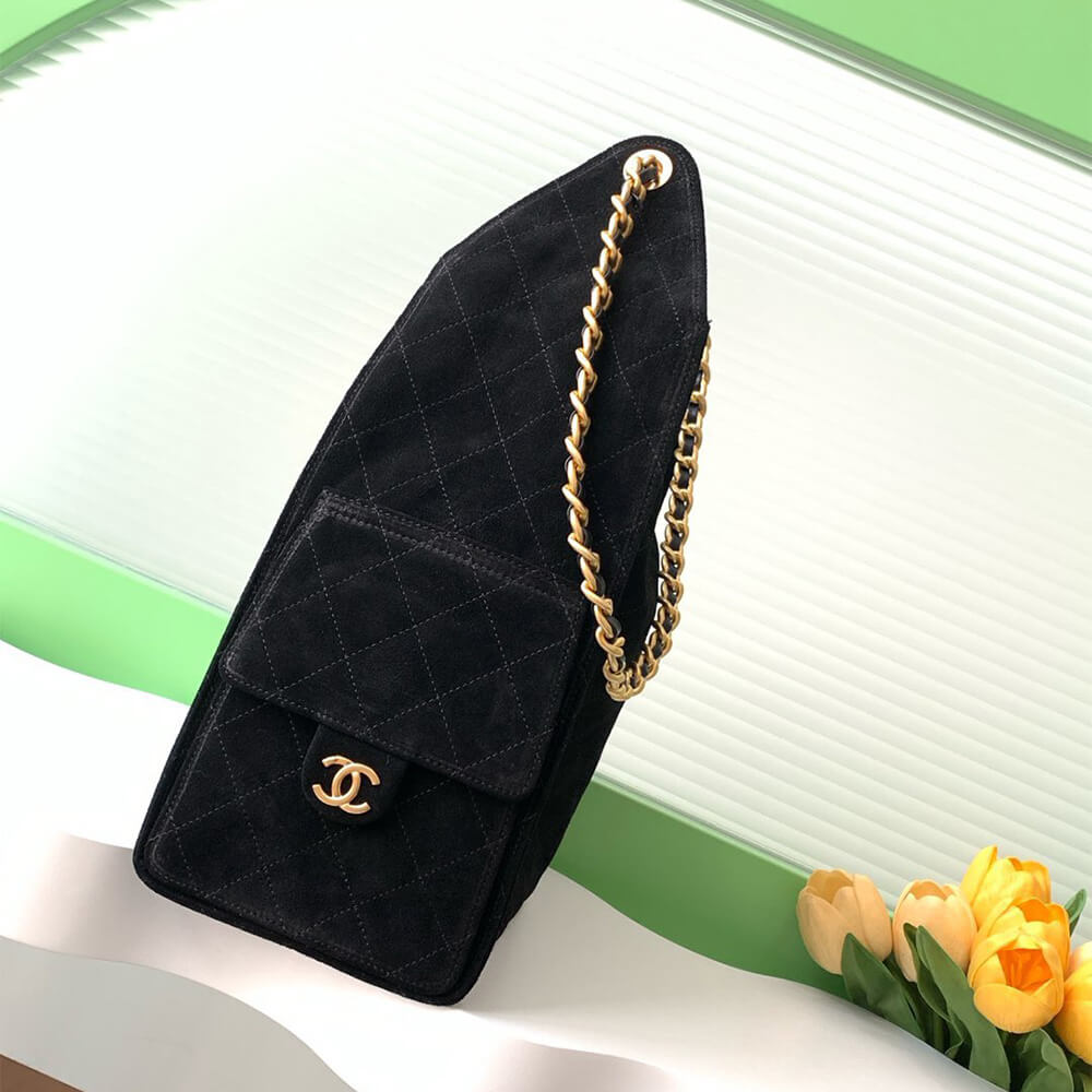 CHANEL 25C LARGE HOBO SUEDE(high-end grade)