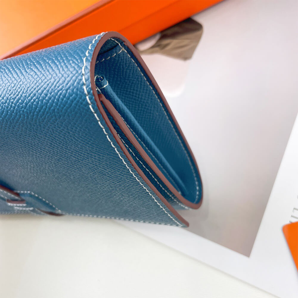 HERMES New H Passant Toutenmain wallet(HIGH-END GRADE)