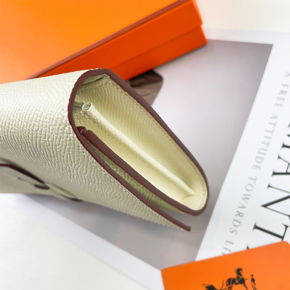 HERMES New H Passant Toutenmain wallet(HIGH-END GRADE)