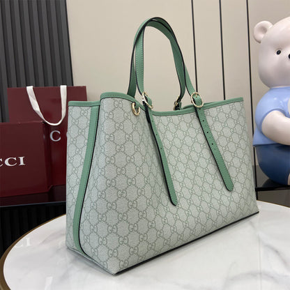 GG Emblem large tote bag
