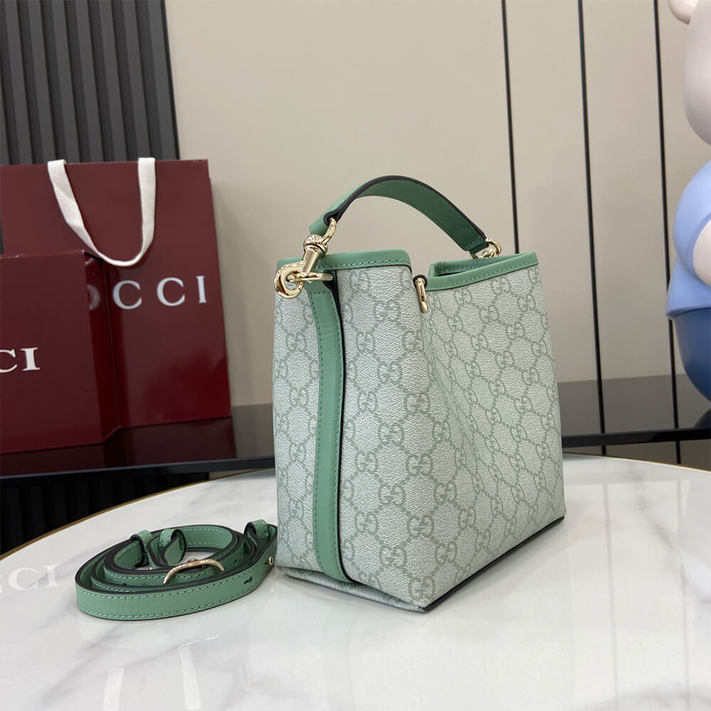 GG Emblem mini bucket bag
