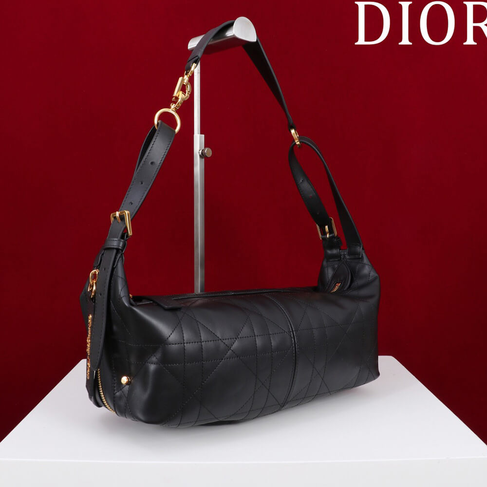 Dior Medium D-Journey Bag in Shiny Goatskin(HIGH-END GRADE)