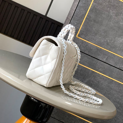Chanel Mini Flap Bag with Top Handle(HIGH-END GRADE)