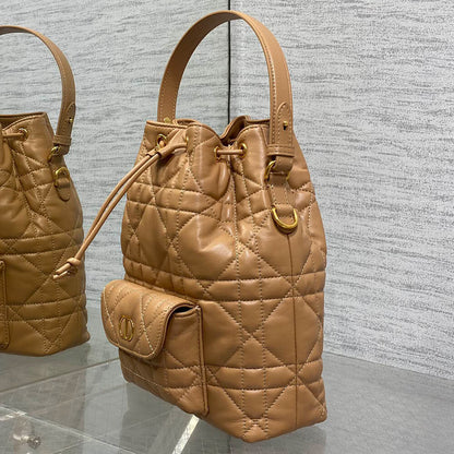 Small Dior Caro Bucket Bag(HIGH-END GRADE)