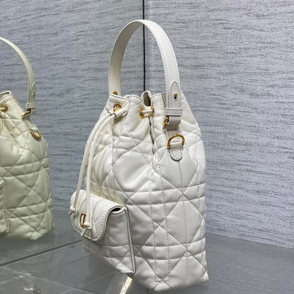 Small Dior Caro Bucket Bag(HIGH-END GRADE)