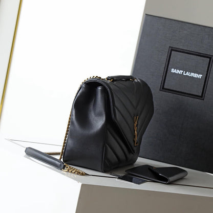 YSL LOULOU large in MATELASSE lambskin(HIGH-END GRADE)