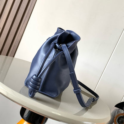 Loewe Mini Flamenco clutch in nappa calfskin(HIGH-END GRADE)