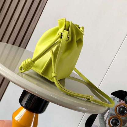 Loewe Mini Flamenco clutch in nappa calfskin(HIGH-END GRADE)