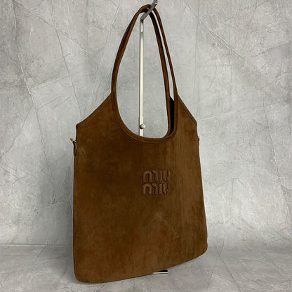 MIUMIU REGULAR IVY Suede bag(HIGH-END GRADE)