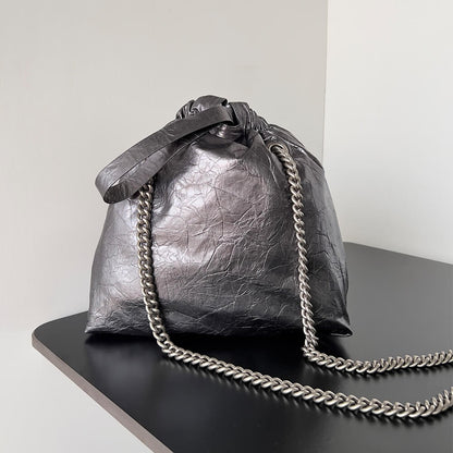 Balenciaga Women’s Crush Tote Bag Small(HIGH-END GRADE)