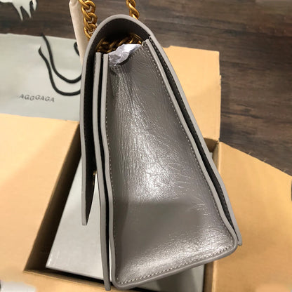 Balenciaga Women’s Crush Chain Bag Medium(HIGH-END GRADE)