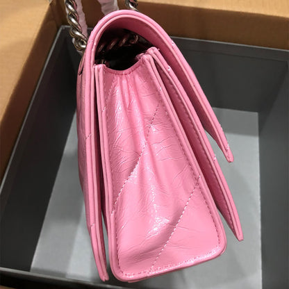 Balenciaga Women’s Crush Chain Bag Small(HIGH-END GRADE)
