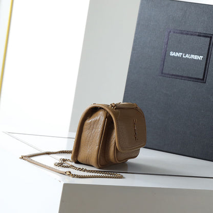 YSL NIKI mini in grained lambskin(HIGH-END GRADE)