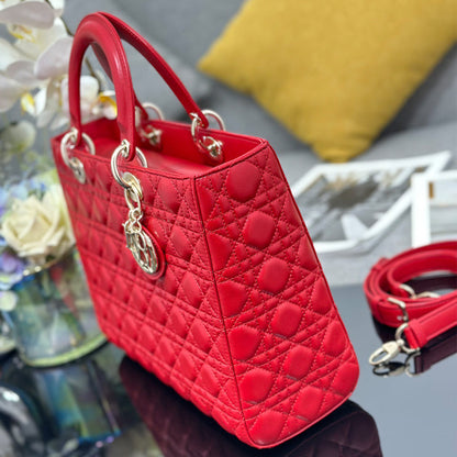 Dior Large Lady Dior Bag(HIGH-END GRADE)