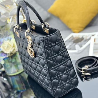 Dior Large Lady Dior Bag(HIGH-END GRADE)