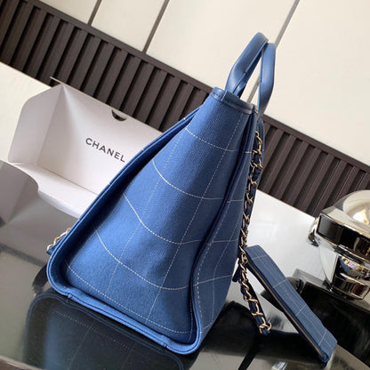 CHANEL Deauville Large Tote(HIGH-END GRADE)