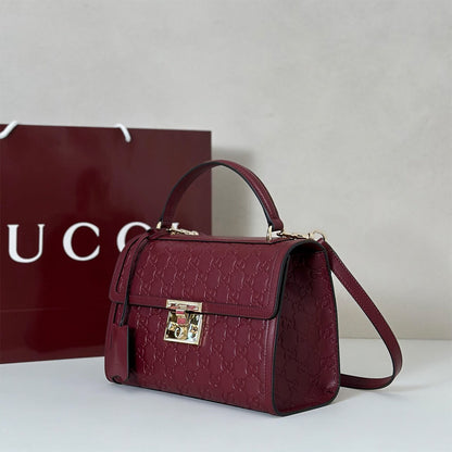Gucci Padlock medium top handle bag