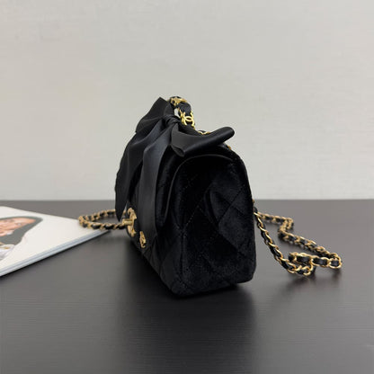 Chanel MINI FLAP BAG WITH TOP HANDLE(HIGH-END GRADE)