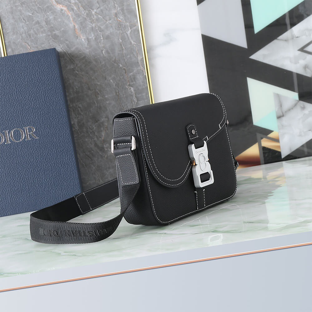 Dior Small Saddle Messenger Bag with Flap