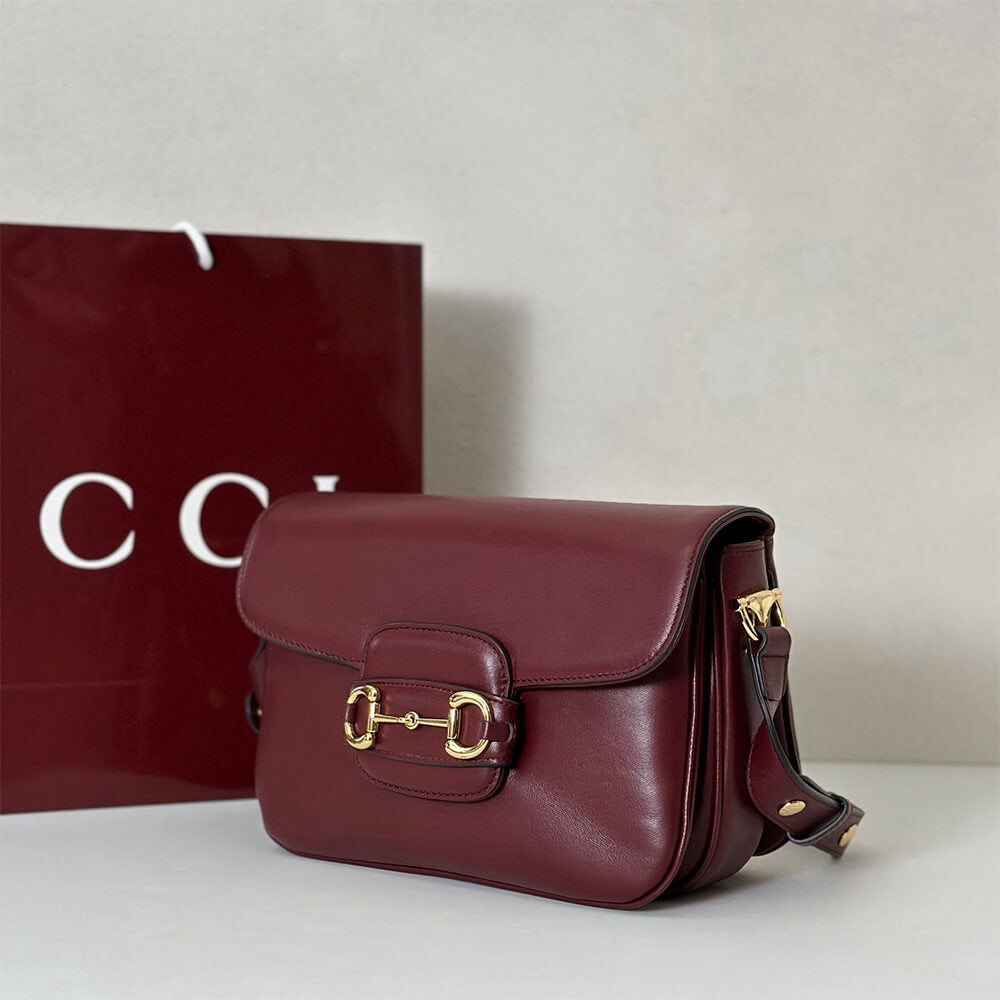 Gucci Horsebit 1955 Aura small shoulder bag(HIGH-END GRADE)