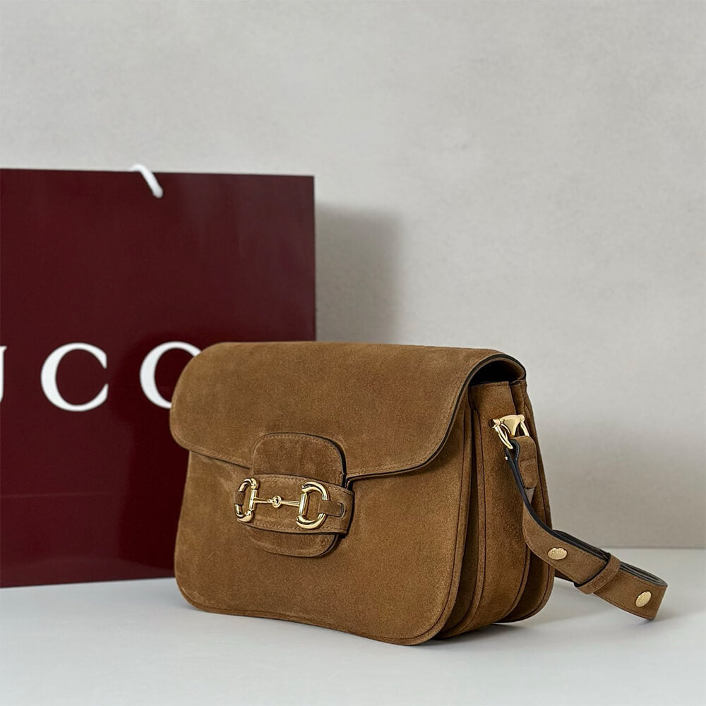 Gucci Horsebit 1955 Aura small shoulder bag(HIGH-END GRADE)