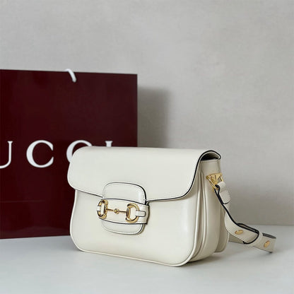 Gucci Horsebit 1955 Aura small shoulder bag(HIGH-END GRADE)