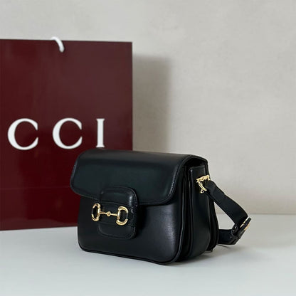 Gucci Horsebit 1955 Aura mini shoulder bag(HIGH-END GRADE)