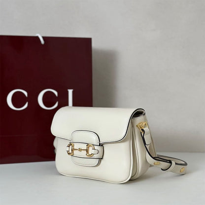 Gucci Horsebit 1955 Aura mini shoulder bag(HIGH-END GRADE)