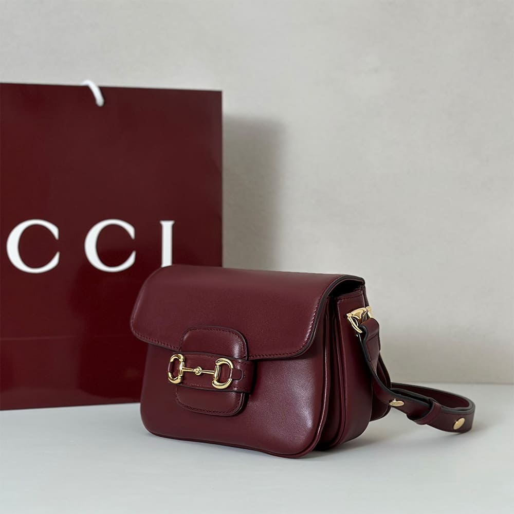 Gucci Horsebit 1955 Aura mini shoulder bag(HIGH-END GRADE)