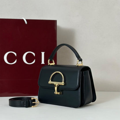 Gucci Siena small top handle bag(HIGH-END GRADE)