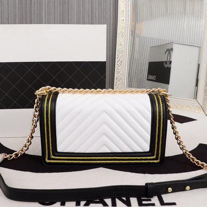 Chevron Boy Chanel Handbag