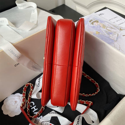 CHANEL Mini Flap Bag with Top Handle(HIGH-END GRADE)
