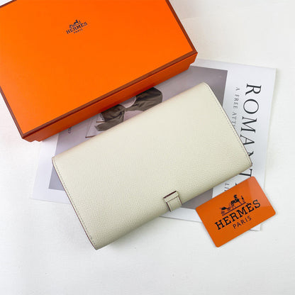 HERMES New H Passant Toutenmain wallet(HIGH-END GRADE)