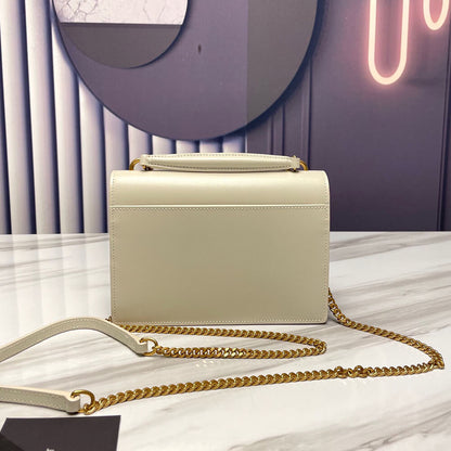 SUNSET CHAIN WALLET IN SMOOTH LEATHER
