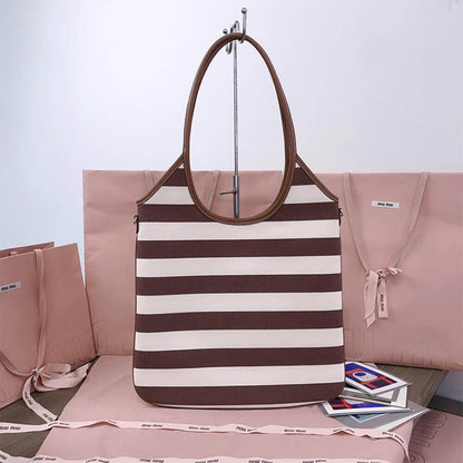 MIUMIU REGULAR IVY canvas and leather bag(HIGH-END GRADE)